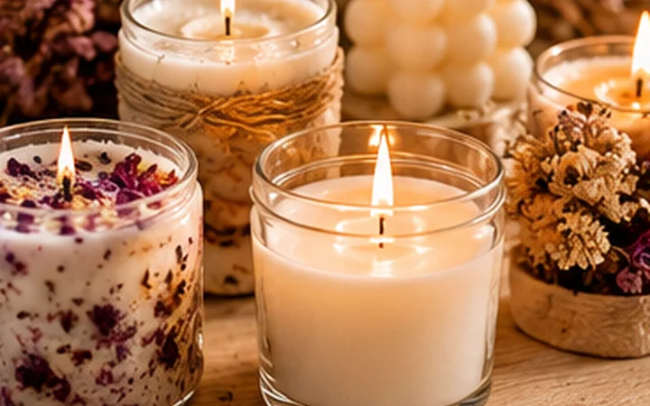 Candele artigianali profumate