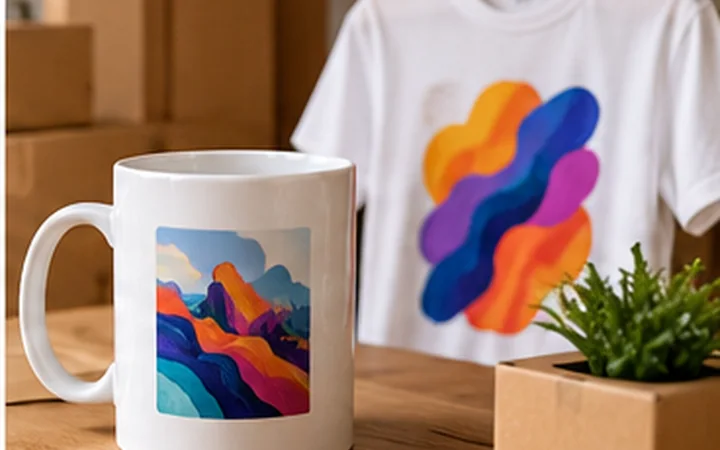 Tricou și cană personalizate print-on-demand